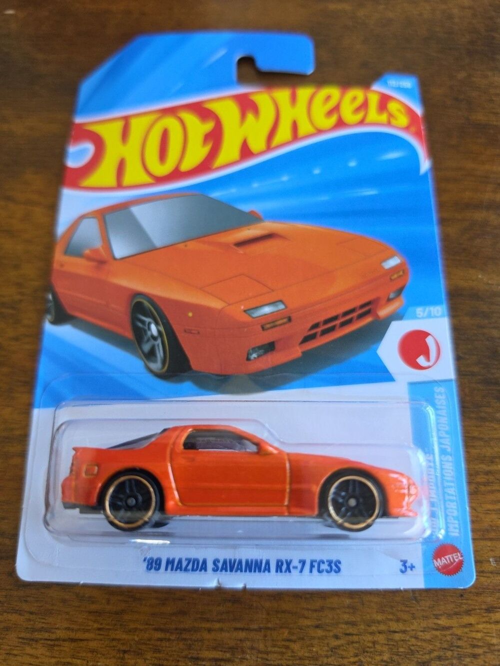 Hot Wheels 2026 '89 Mazda Savanna RX-7 FC3S Orange HW J-Imports 112/250